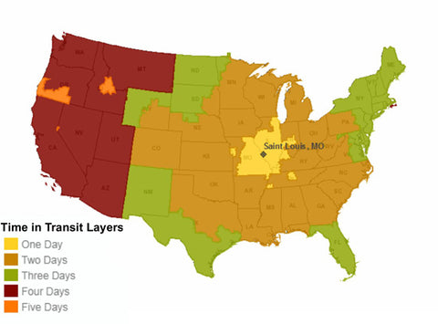 CCC Shipping Map